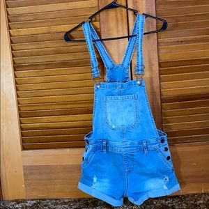 Overall Shorts